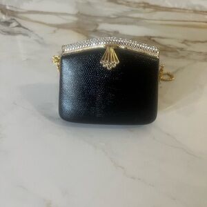 Elegant Black and Gold Women's Bag
